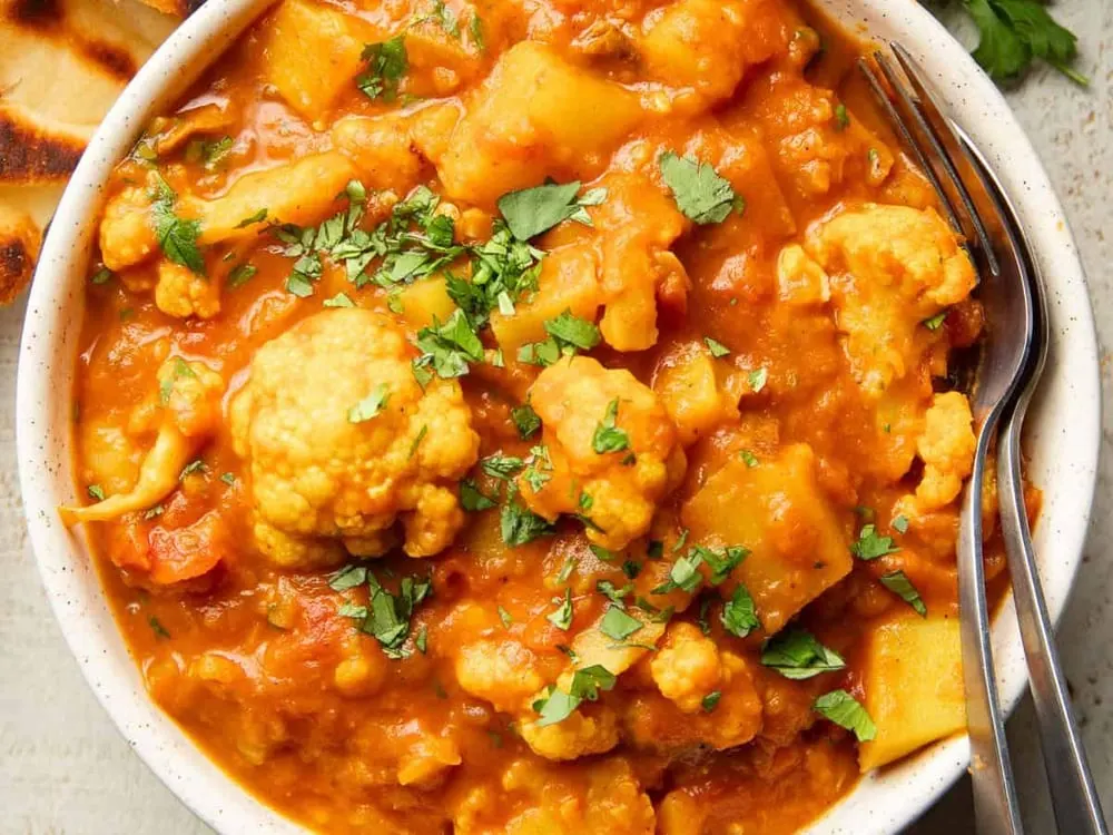 Aloo Gobhi — Vegetarian Specials at Clifton Indian Restaurant and Bar, Cincinnati, OH
