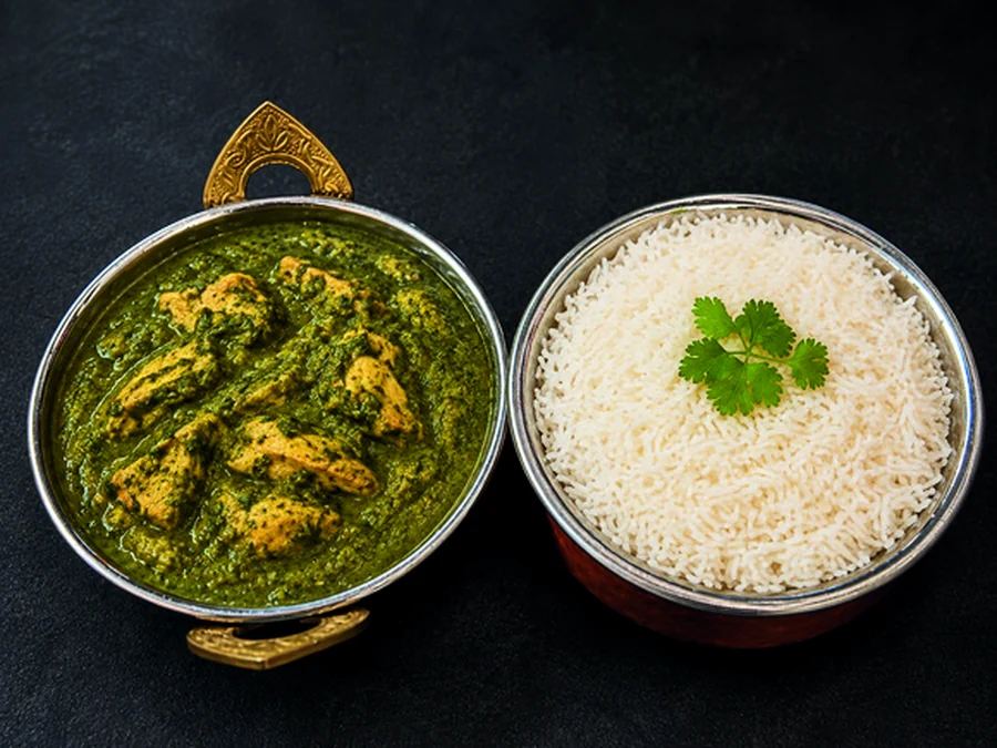 Lamb Saag — Lamb & Goat Specialties at Clifton Indian Restaurant and Bar, Cincinnati, OH